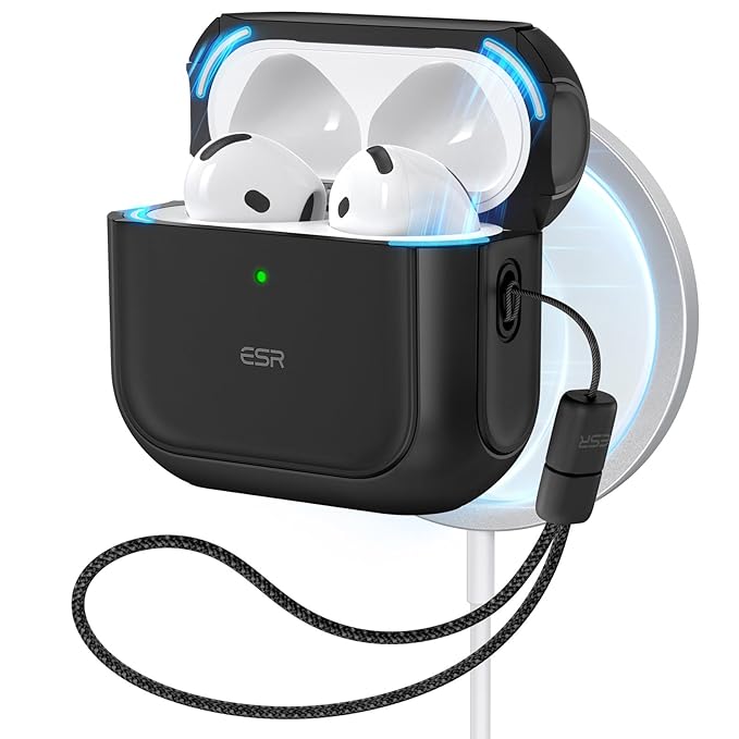 ESR ORBIT HYBRID AIRPODS 4 CASE BLACK