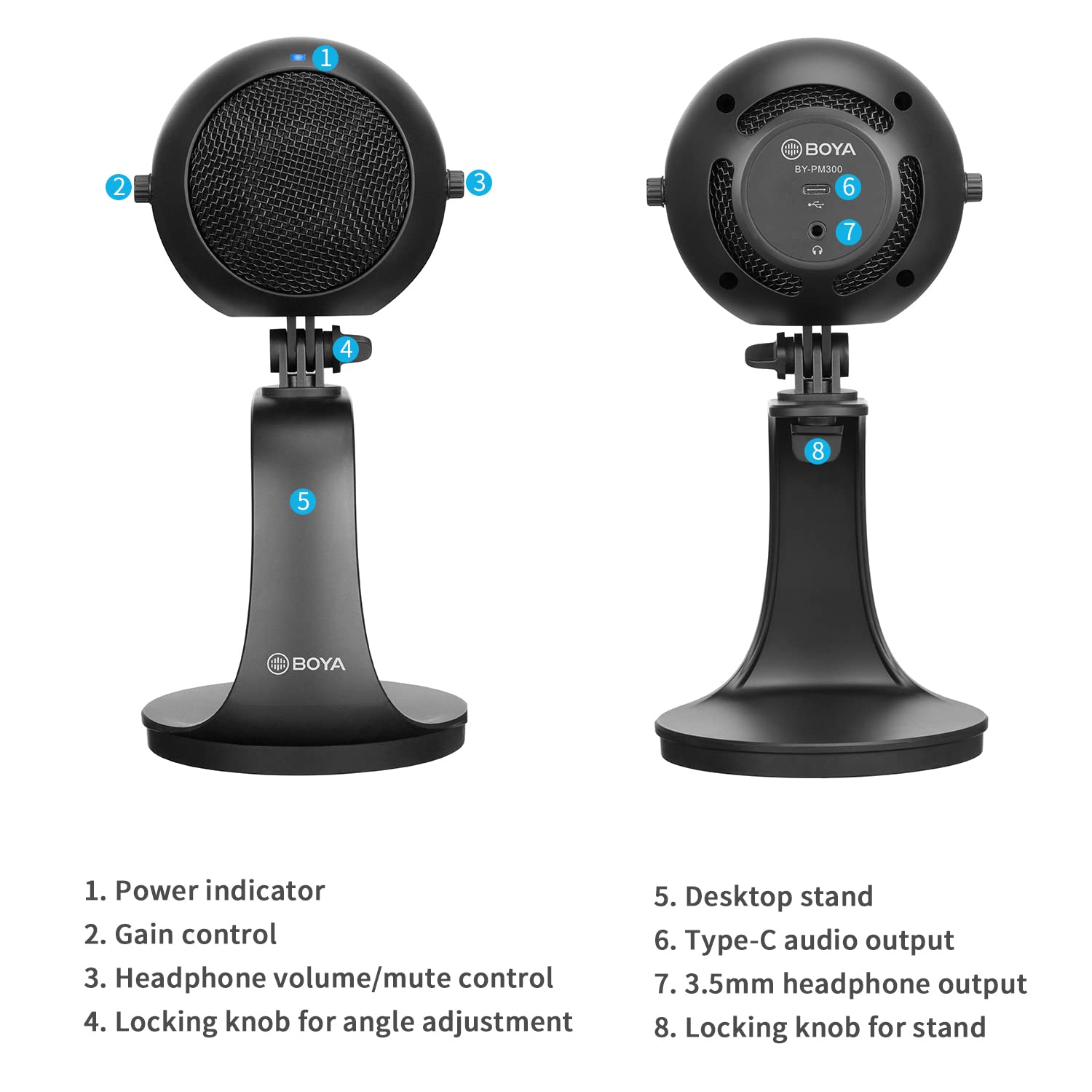BOYA USB  MICROPHONE BY-PM300 thumbnail 7