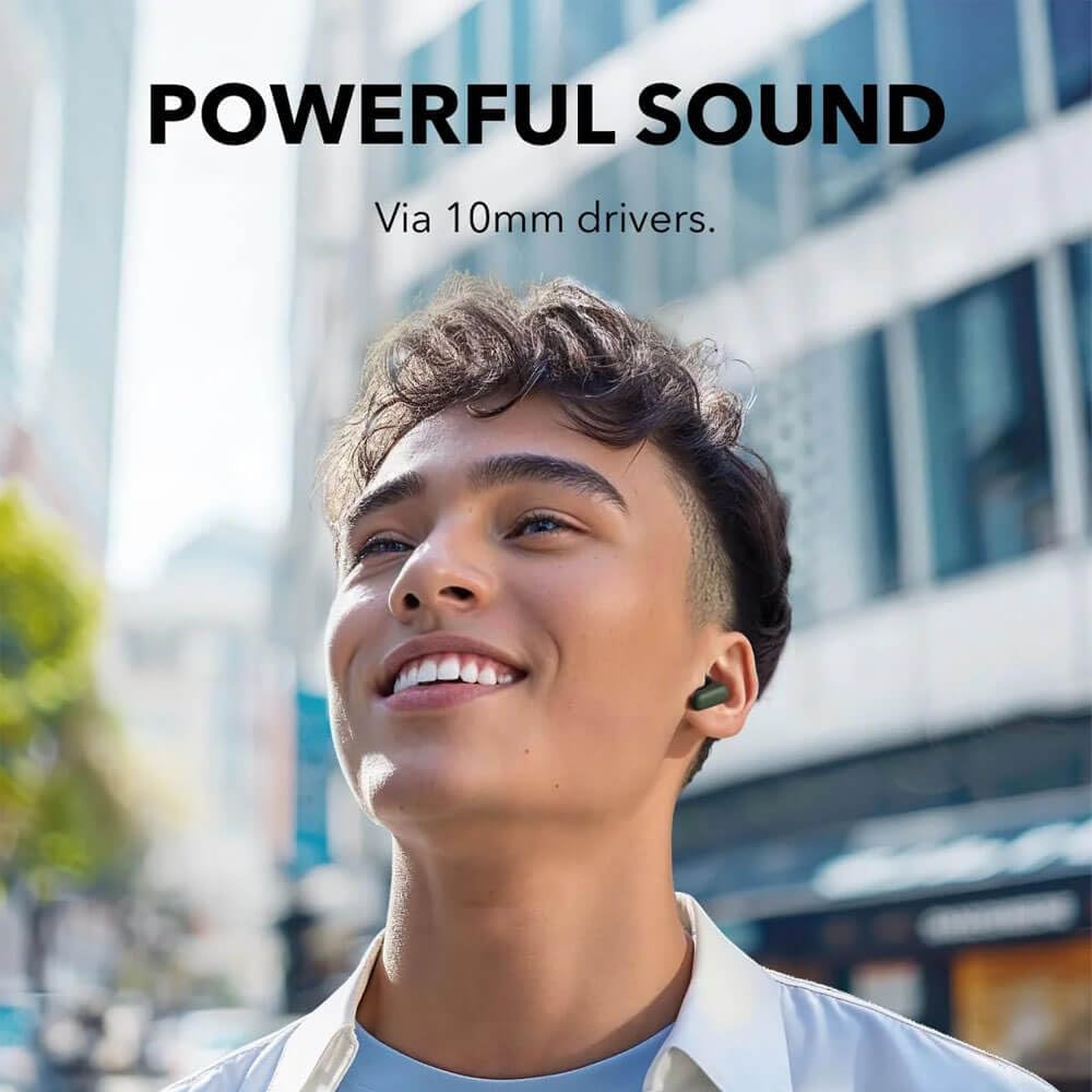 ANKER SOUNDCORE NOICE CANCELLING WIRELESS EARBUDS R50I GREEN A3959H61 thumbnail 4