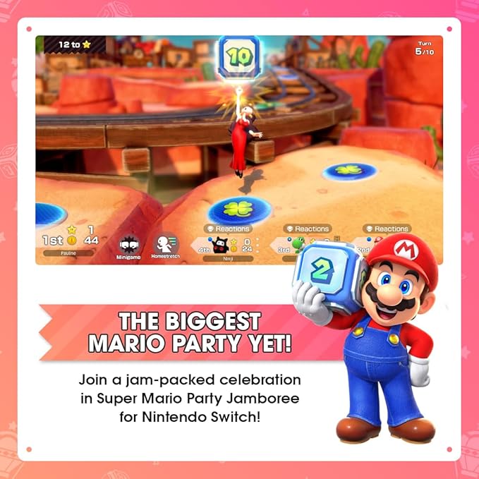 NNTENDO SWITCH 2 SUPER MARIO PARTY JAMBOREE GAME thumbnail 2