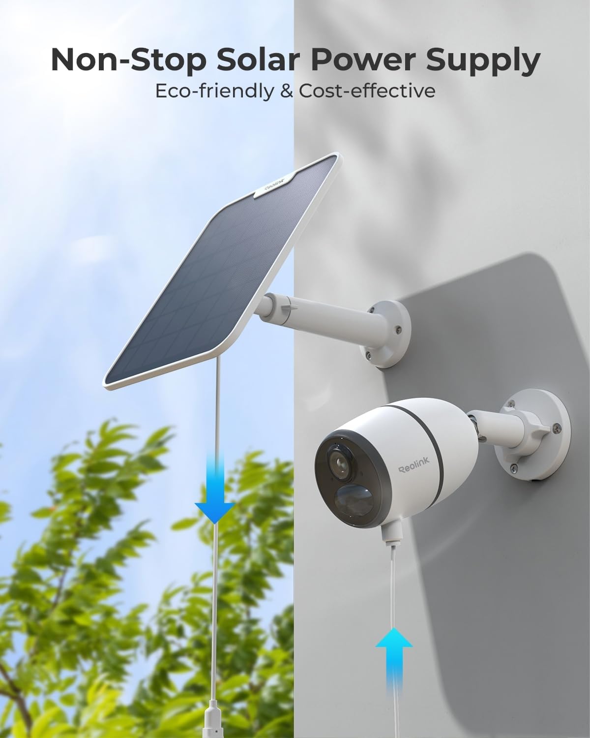 REOLINK 6W POWER OUTPUT SOLAR PANEL FOR BATTERY CAMERA REOLINK SOLAR PANEL 2 thumbnail 2