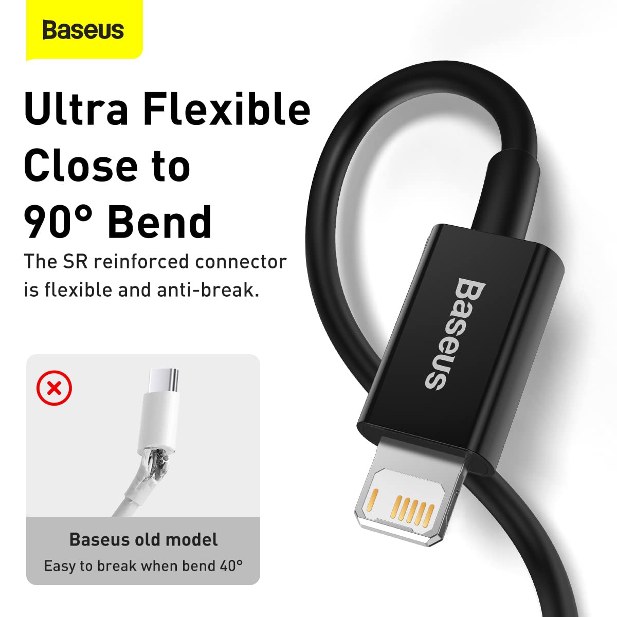 BASEUS USB TO MICRO 2A DATA CABLE 1M BLACK thumbnail 6