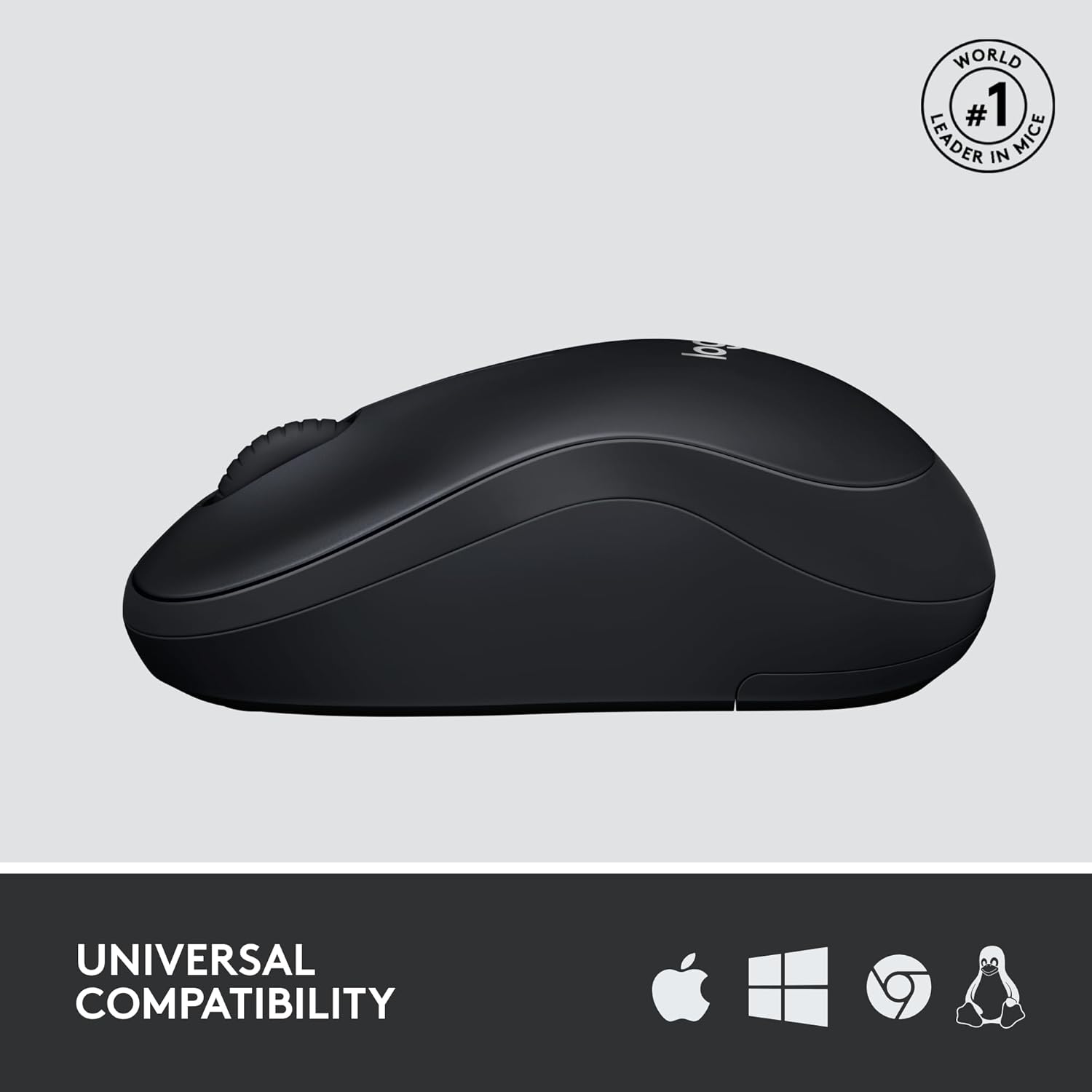 LOGITECH B220 SILENT WIRELESS MOUSE BLACK 910-005553 thumbnail 2