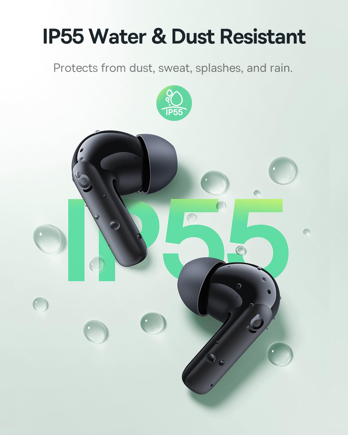 BASEUS BASS BPI NC IN EAR TRUE WIRELESS EARBUDS COSMIC BLACK A0010705BK thumbnail 7