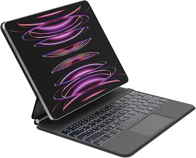 Belkin iPad Pro 12.9-Inch Keyboard - Black, Arabic Layout (BBZ003AR-V1)