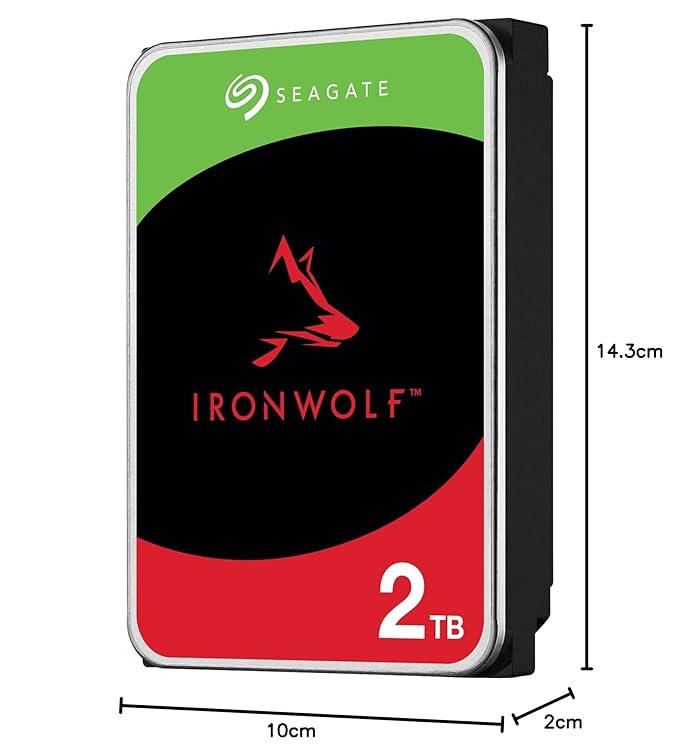 SEAGATE IRONWOLF 3.5 2TB INTERNA HARD DRIVE ST2000VN003 thumbnail 2