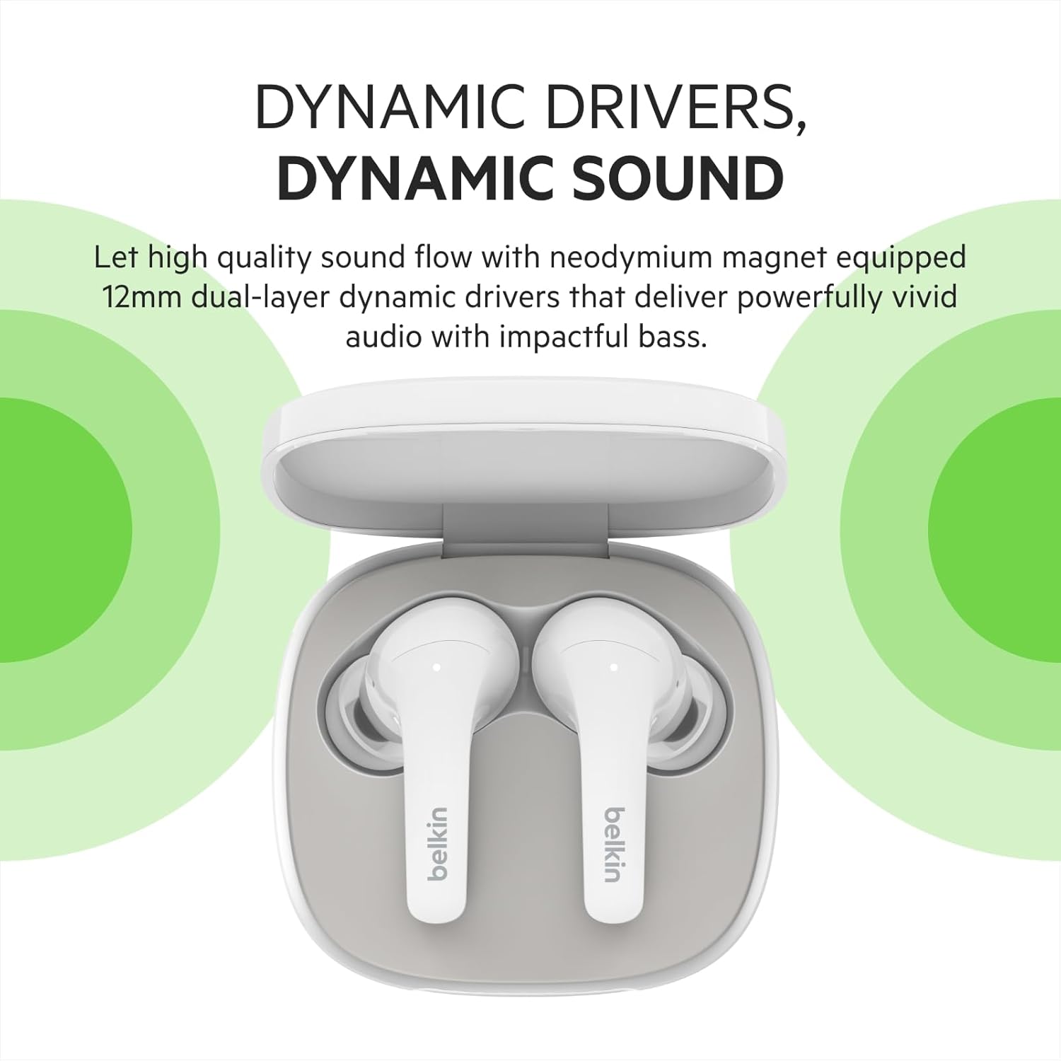 BELKIN SOUNDFORM FLOW NOISE CANCELLING EARBUDS WHITE AUC006BTWH thumbnail 5