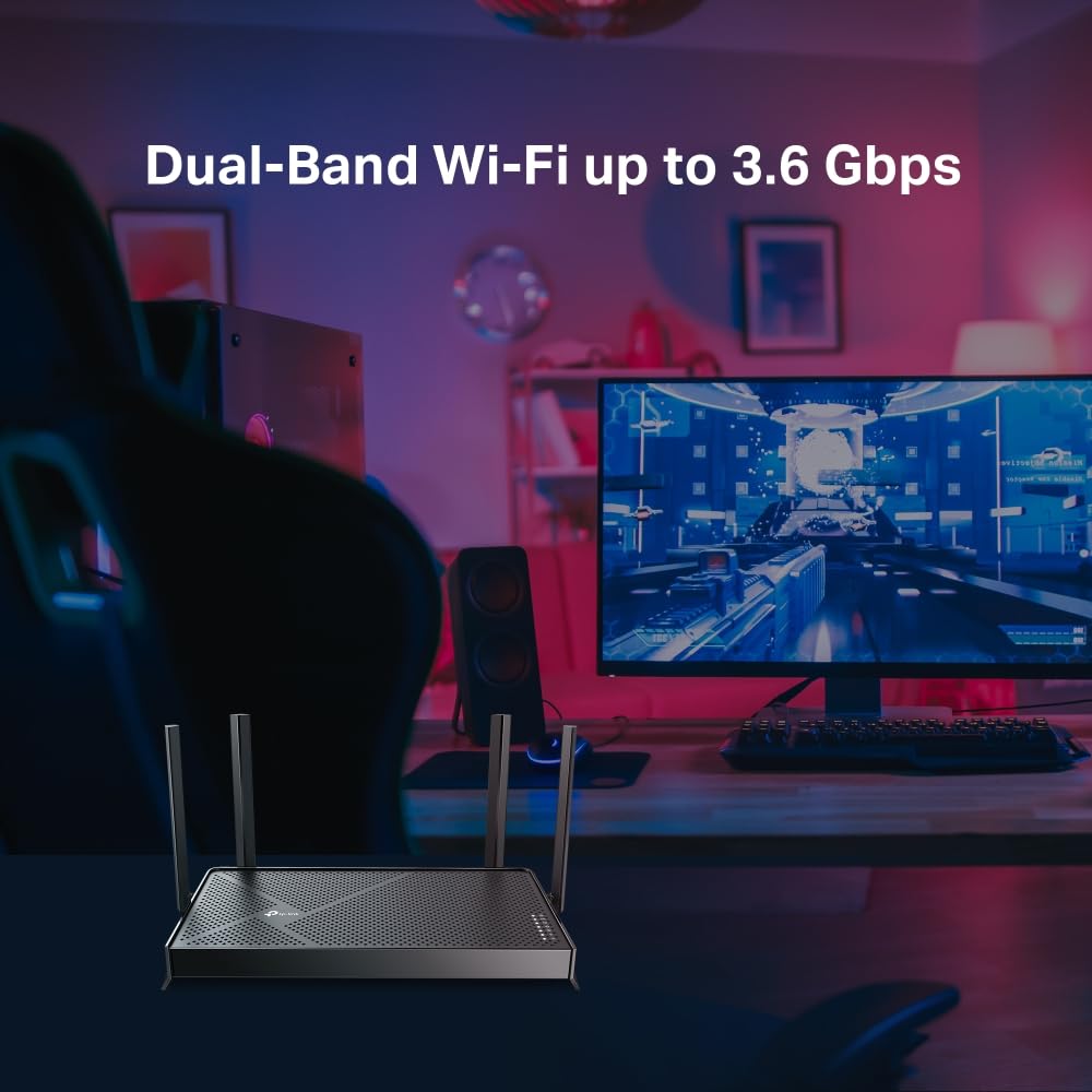 TP-LINK BE3600 DUAL BAND WI-FI 7 GAMING ROUTER ARCHER GE230 thumbnail 6