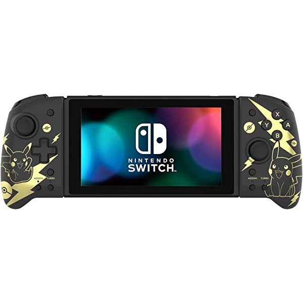 NINTENDO SWITCH HORI POKEMON SPLIT PAD PRO BLACK AND GOLD NSW-295U