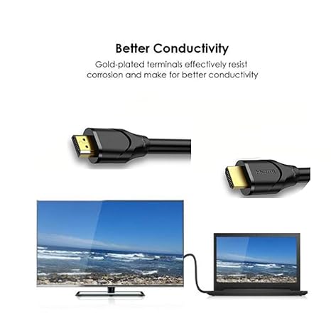 MINDPURE HDMI CABLE WITH BLACK ROUND WIRE 15M LX10018 thumbnail 4