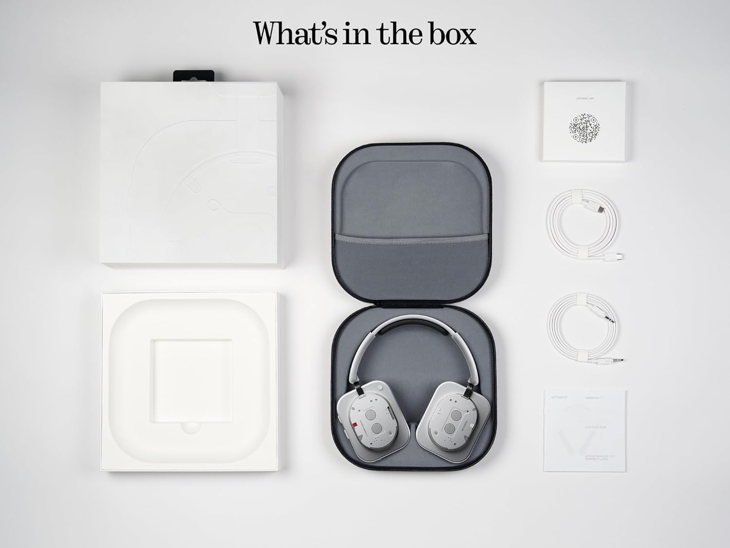 NOTHING 1 WIRELESS HEADPHONE WHITE B170 thumbnail 2