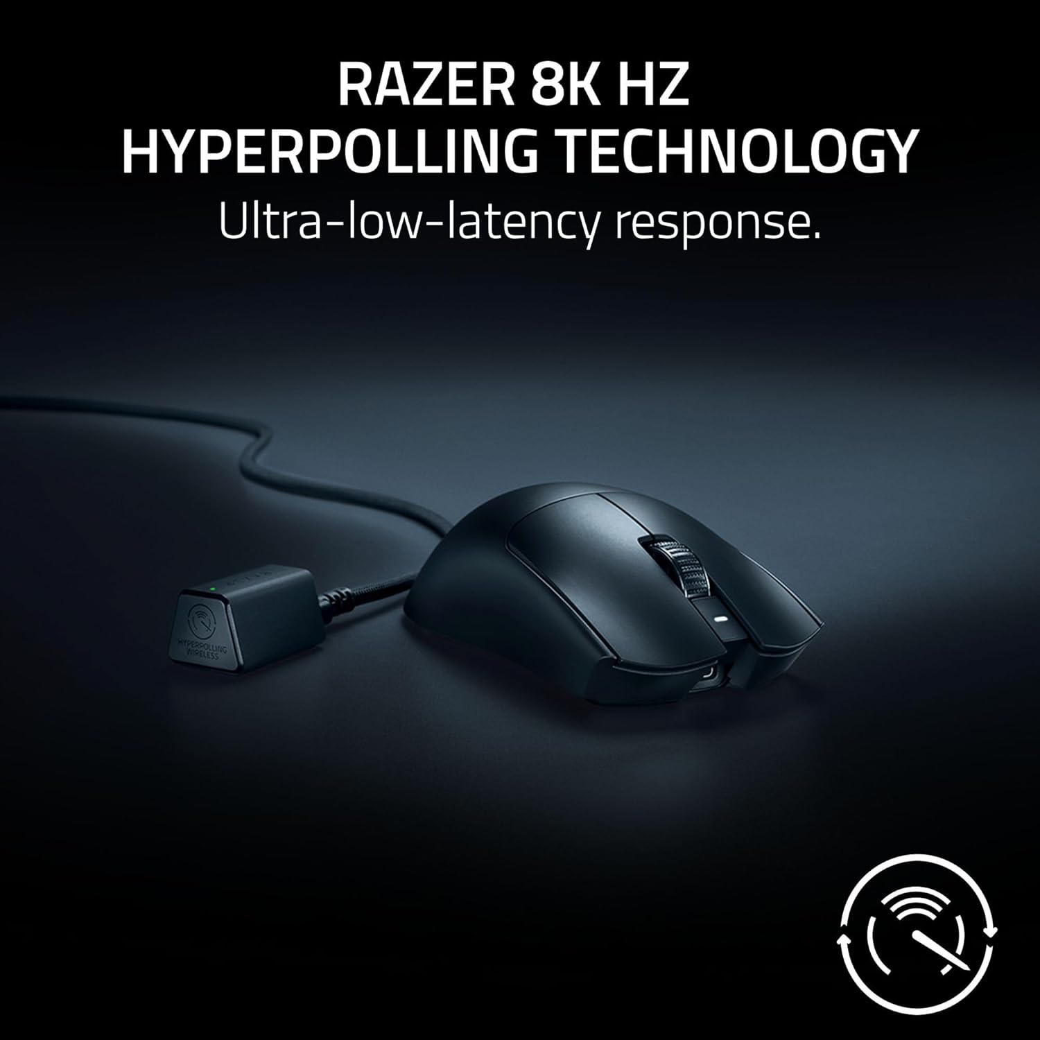 RAZER VIPER V3 PRO WIRELESS GAMING MOUSE BLACK RZ01-05120100-R3G1 thumbnail 5