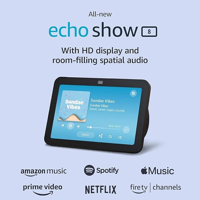 Amazon Echo Show 8 (3rd Gen) - Smart Display with Alexa - R85SD6 thumbnail 2