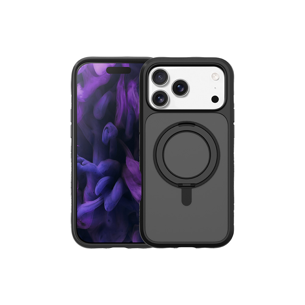 Blupebble RingFlex Case With MagSafe For iPhone 17 Pro Black BP-IPRGFLX17PRO-BK thumbnail 2