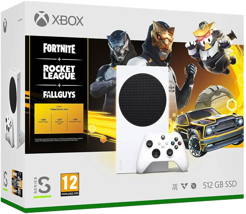 XBOX SERIES S FORNITE GAMING CONSOLE 512GB WHITE