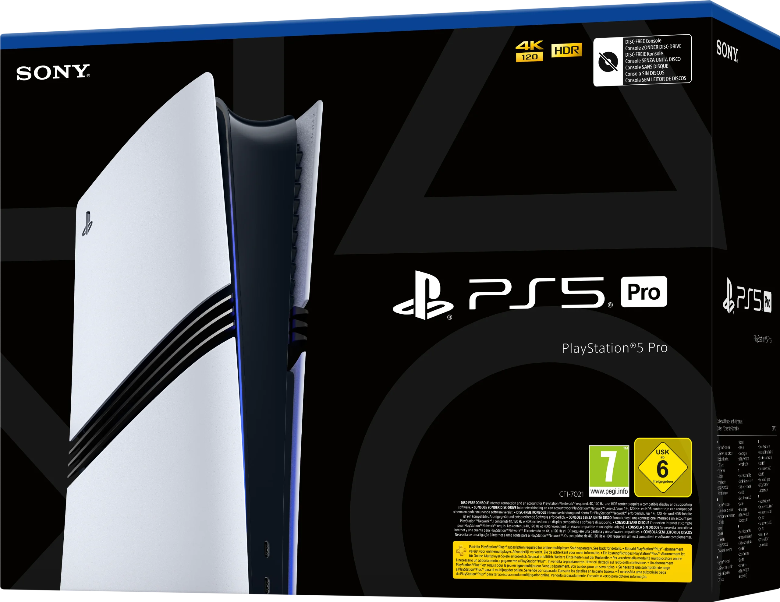 Sony PlayStation 5 Pro Digital Edition (2TB, 4K HDR, CFI-7021) - Ultimate Next-Gen Gaming Console thumbnail 4