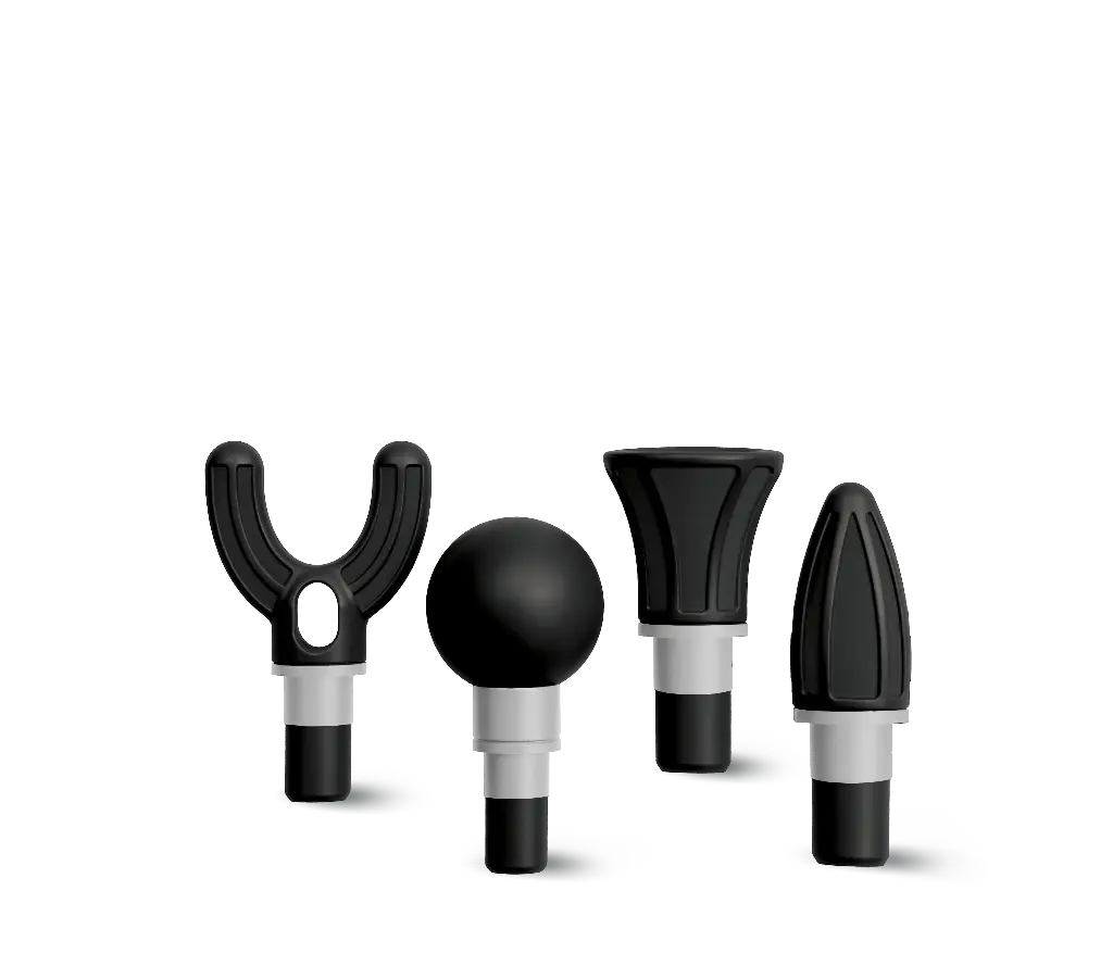 PORODO LIFESTYLE EASEON HANDHELD MASSAGER BLACK-GRAY PDLFSTJ14BKGY thumbnail 2