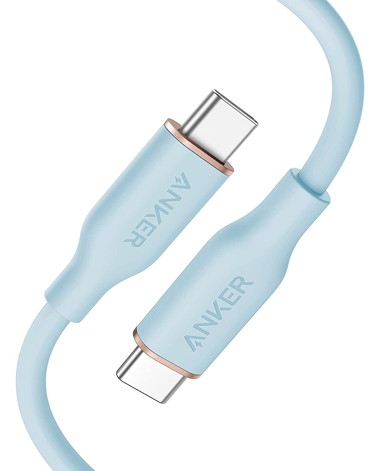 ANKER POWERLINE III FLOW USB-C TO USB-C 100W CABLE BLUE A8552H31 thumbnail 2