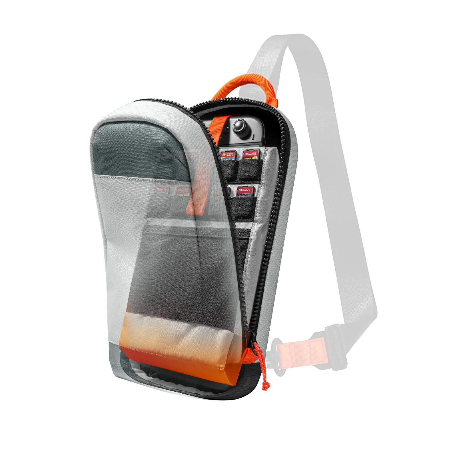 TOMTOC GAMEON G49 SWITCH 2 TRAVEL BAG GRAY G49S1G1 thumbnail 12