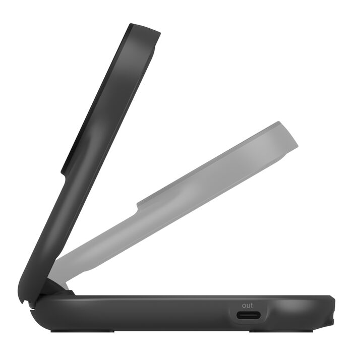 BELKIN ULTRA CHARGE QI2 2 IN 1 FOLDABLE MAGNETIC CHARGER 25W BLACK WIZ039MYBK thumbnail 2