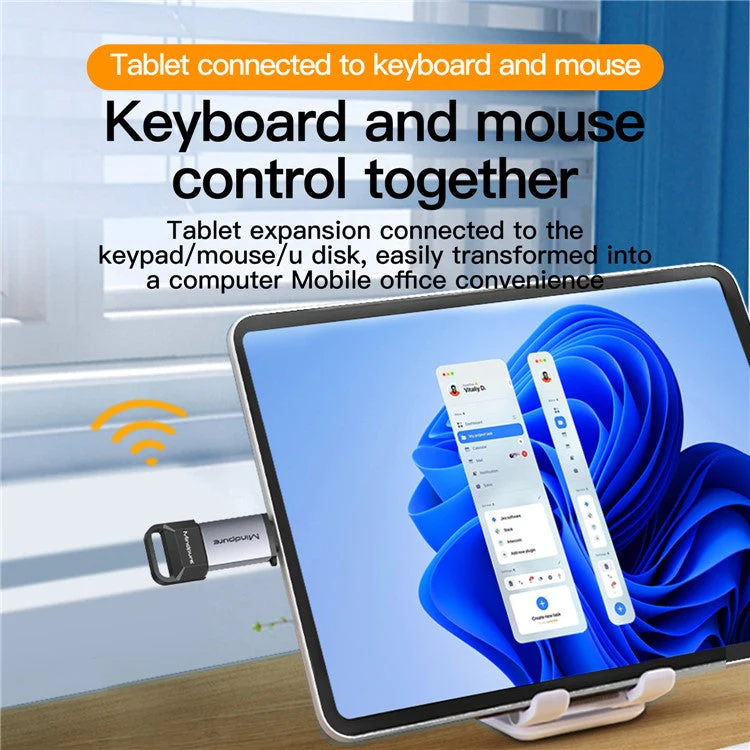 MINDPURE TYPE-C MALE TO USB 3.2 GEN 2 ADAPTER GRAY LX10659 thumbnail 7
