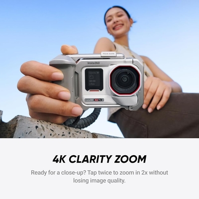 INSTA 360 ACE PRO 2 8K AI-POWERED ACTION CAMERA WITH SINGLE BATTERY WHITE CINSBBGA thumbnail 10