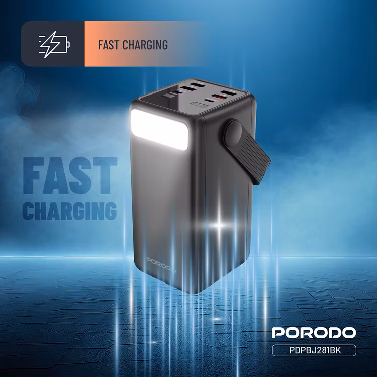 PORODO LARA 50000MAH POWER BANK PD20W BLACK PDPBJ281BK thumbnail 7
