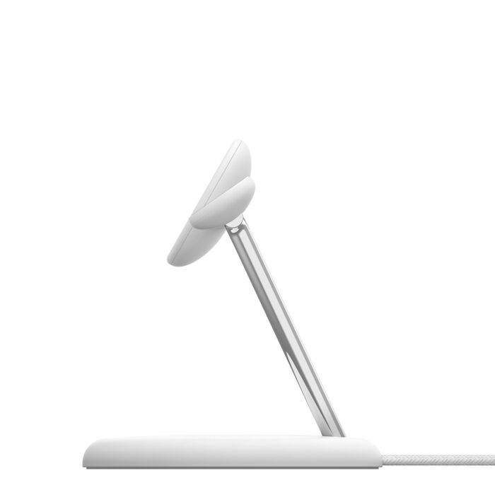 BELKIN BOOST CHARGE PRO 15W 3 IN 1 WIRELESS CHARGING STAND WITH MAGSAFE WHITE WIZ032MYWH thumbnail 3