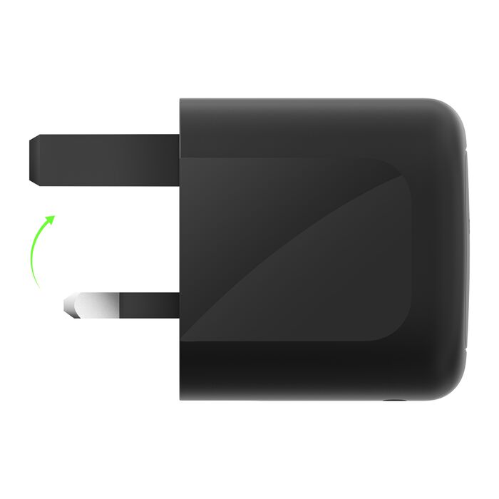 BELKIN BOOST CHARGE PRO DUAL USB C 67W GAN WALL CHARGER BLACK WCH020MYBK thumbnail 4