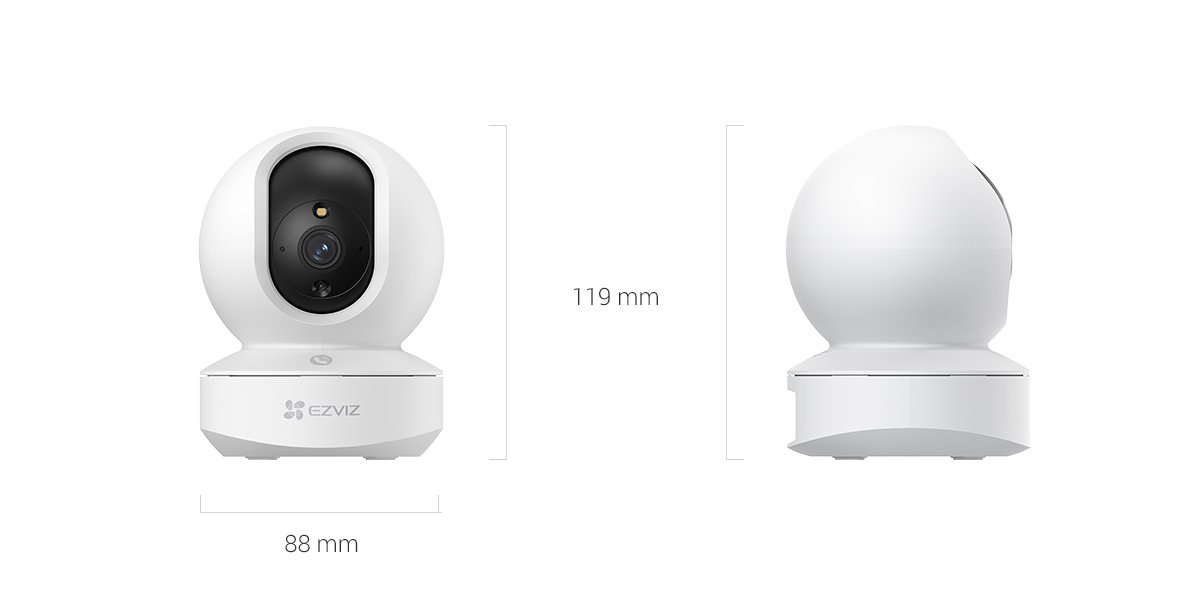 EZVIZ TY1 Pro Smart Home Camera - Full HD 1080P, 360° Pan, Motion Detection thumbnail 3