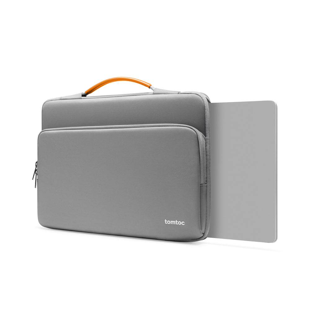 TOMTOC DEFENDER A14 13 INCH LAPTOP BRIEFCASE GRAY A14C2G4 thumbnail 2