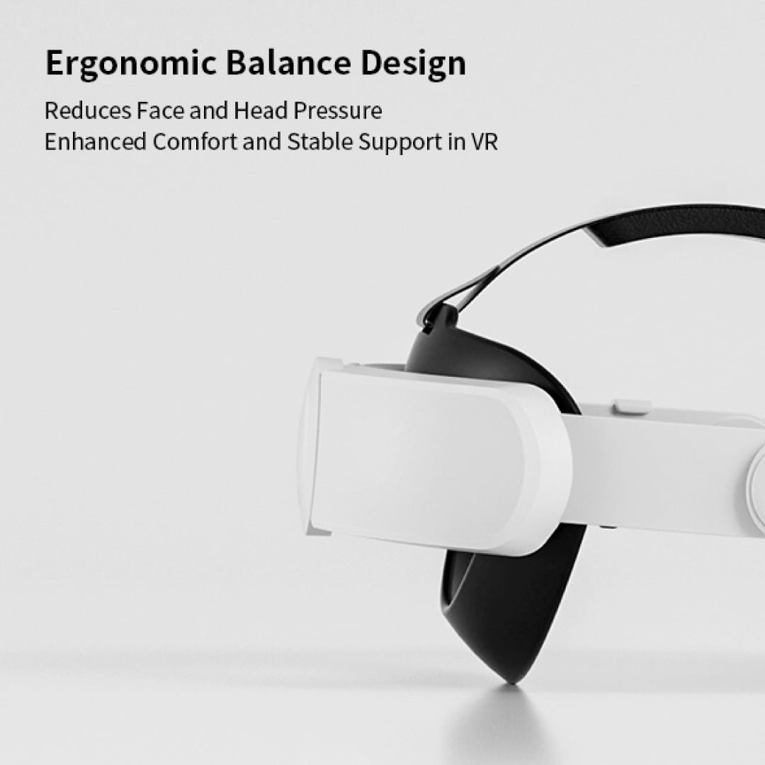 BLUPEBBLE ELITE ADJUSTABLE HEAD STRAP Q3 FOR META QUEST 3 WHITE BP-VRQ3HSTRAP-WH thumbnail 5