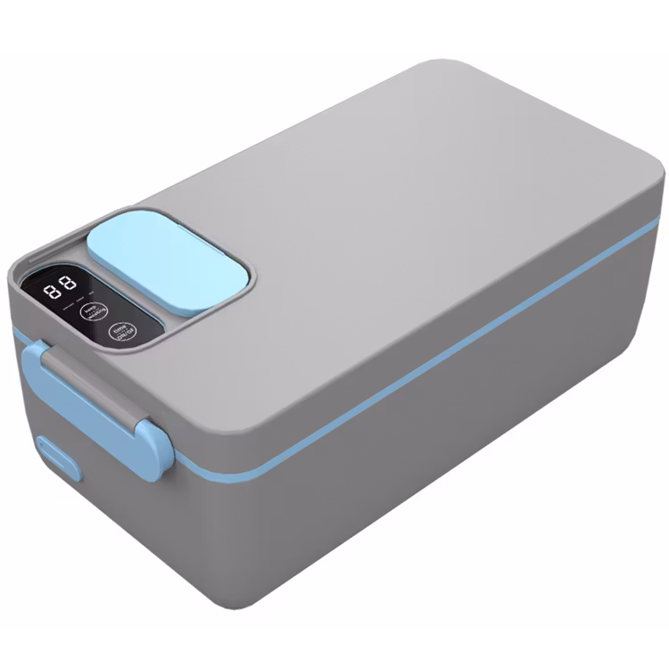 POWEROLOGY LUMO PORTABLE HEATED LUNCH BOX GREY BLUE PLBF818GYBL thumbnail 4