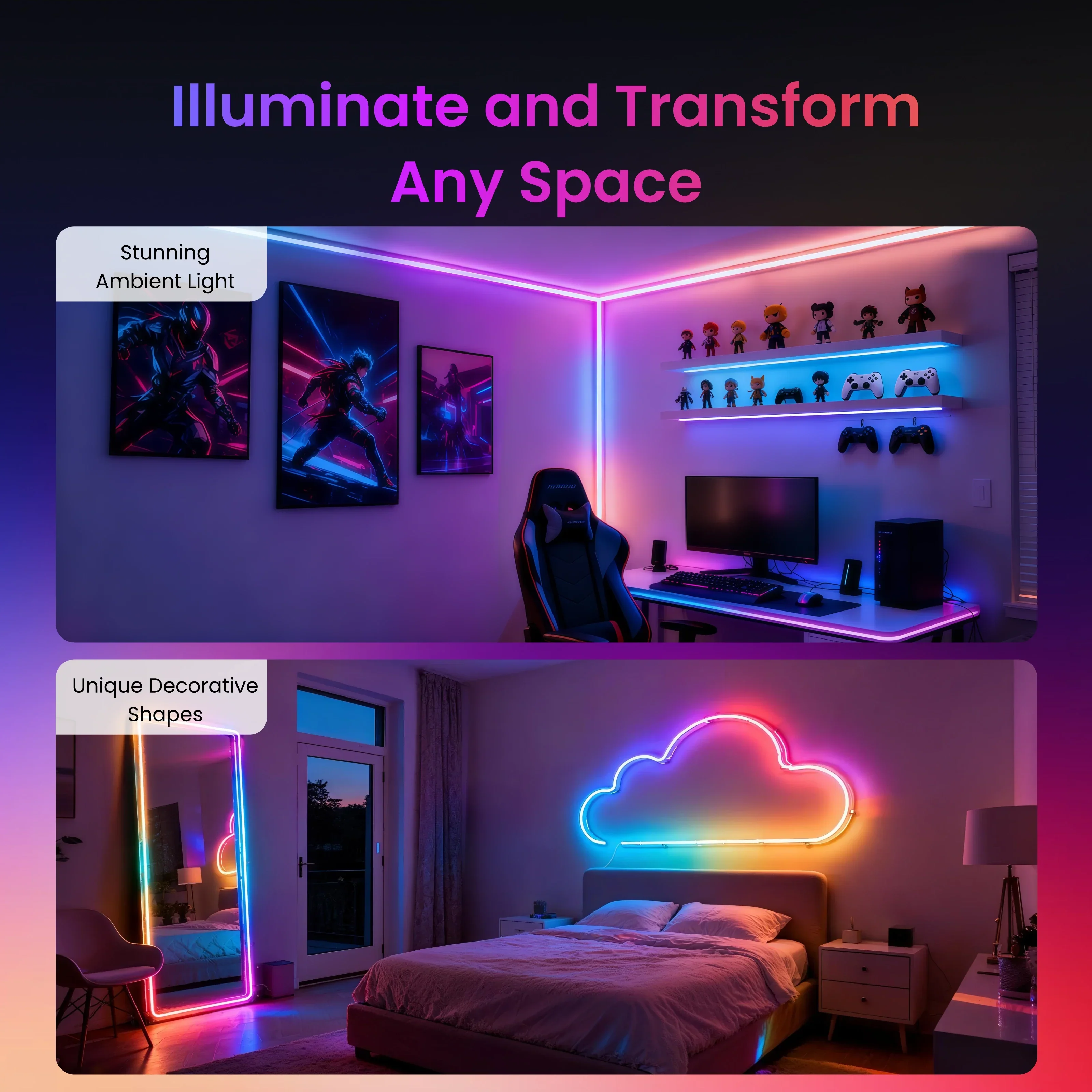 SWITCHBOT RGBIC NEON ROPE LIGHT 5M W1702107 thumbnail 9