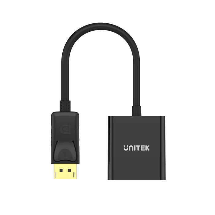UNITEK DISPLAY PORT TO HDMI ADAPTER BLACK Y-5118DA thumbnail 3