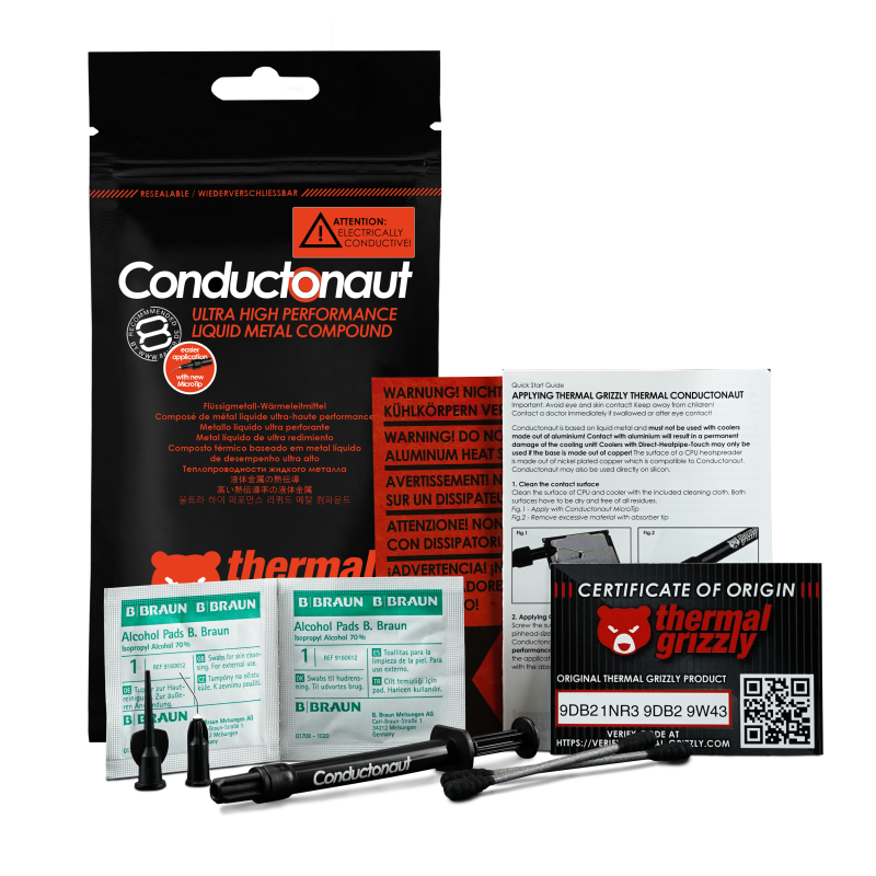 Thermal Grizzly Conductonaut extreme - 5 g TG-CE-005-R thumbnail 3