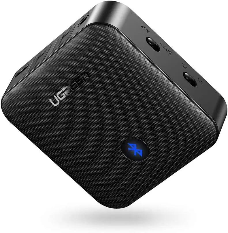 UGREEN BLUETOOTH TRANSMITTER/RECEIVER APTX HD BT 5.0 OPTICAL FIBER 70158