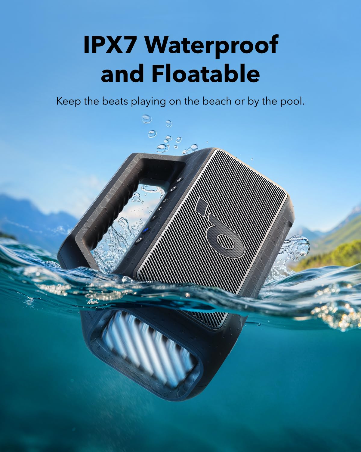 ANKER SOUNDCORE BOOM 2 100W SPEAKER BLACK A3138011 thumbnail 5