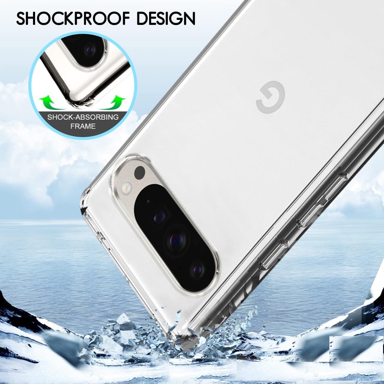 LIKGUS GOOGLE PIXEL 10 PRO XL CASE CLEAR thumbnail 4