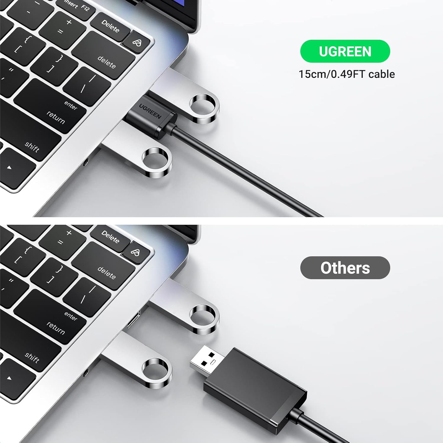 UGREEN USB 2.0 EXTERNAL SOUND ADAPTER BLACK 30724 thumbnail 8