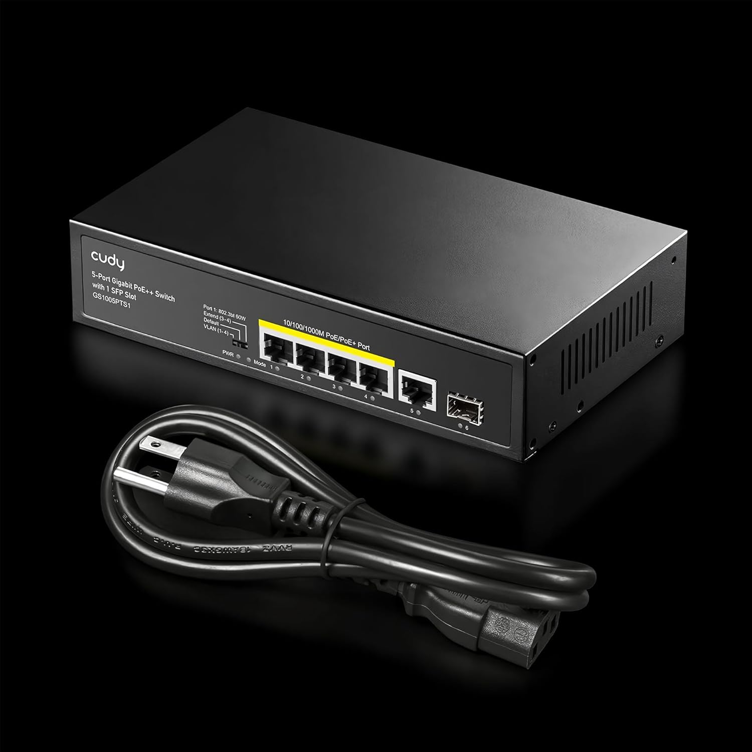 CUDY GS1005P 5 PORT GIGABIT ETHERNET UNMANAGED POE+ SWITCH GS1005P thumbnail 10