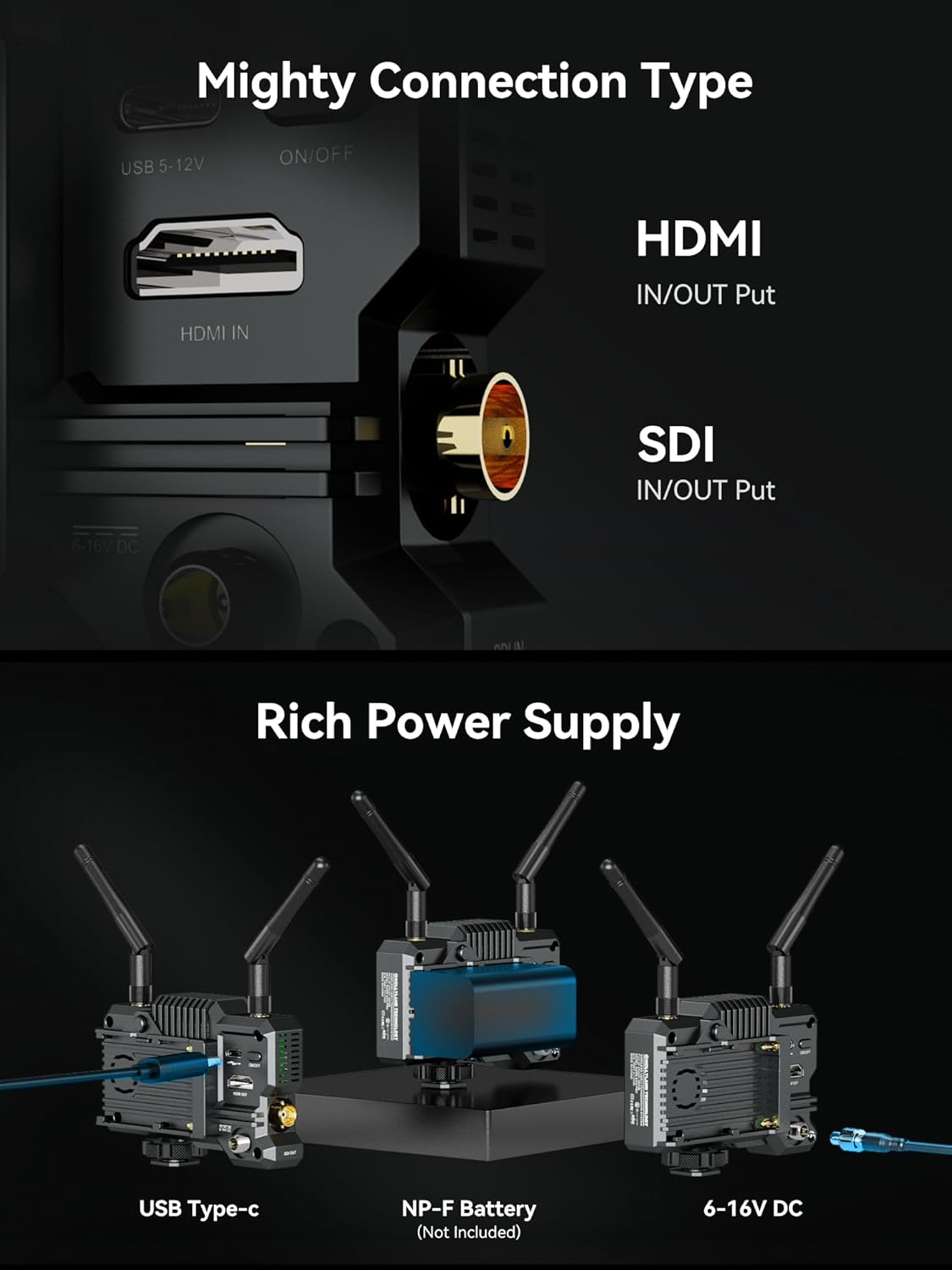 HOLLYLAND MARS 400S PRO II SDI/HDMI WIRELESS VIDEO TRANSMISSION SYSTEM thumbnail 3