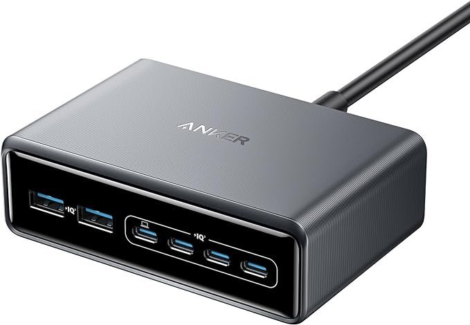 ANKER PRIME SUPER CHARGED MULTI PORT DESKTOP CHARGING STATION 200W BLACK A2683V41