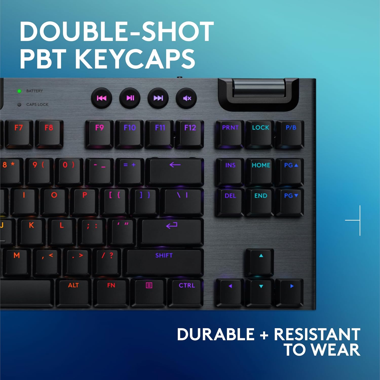 LOGITECH G915 X LIGHTSPEED TKL LOW PROFILE WIRELESS GAMING KEYBOARD BLACK 920-012757 thumbnail 7