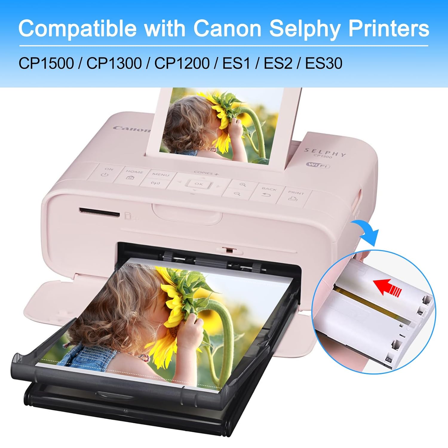 CANON SELPHY CP1200 PAPER & RIBBON 36 SHEET thumbnail 2