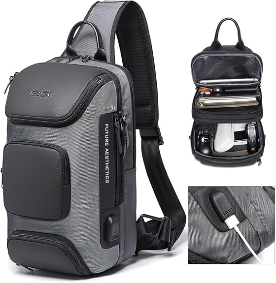 BANGE BACKPACK GRAY BG-7086 thumbnail 4