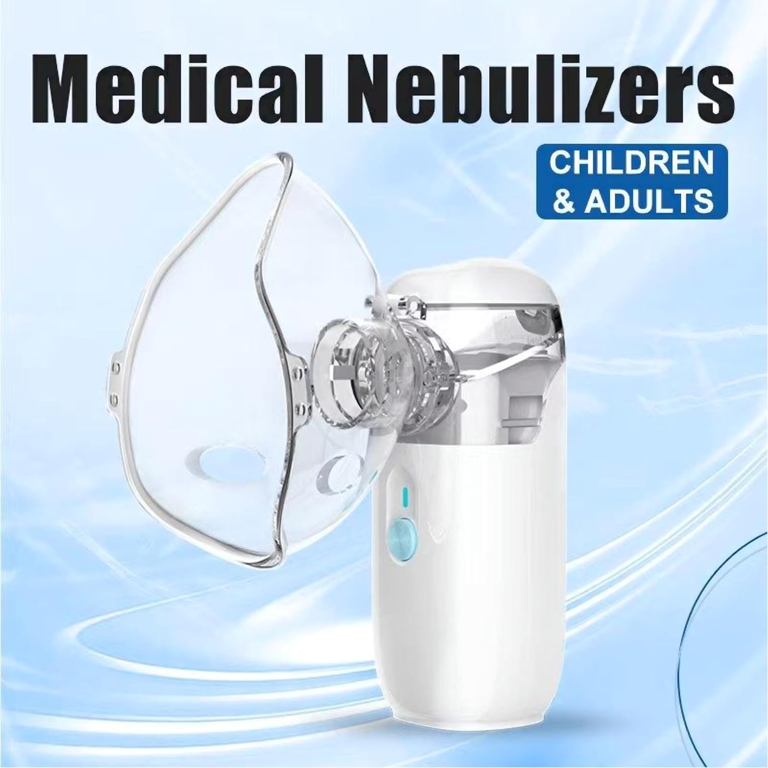 PORTABLE ULTRASONIC MESH NEBULIZER WHITE ZH-N3 thumbnail 2