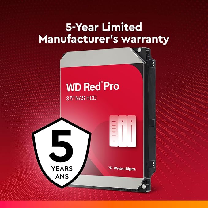 WD 4TB RED PLUS 256MB SATA 6GB/S -WD40EFPX thumbnail 5