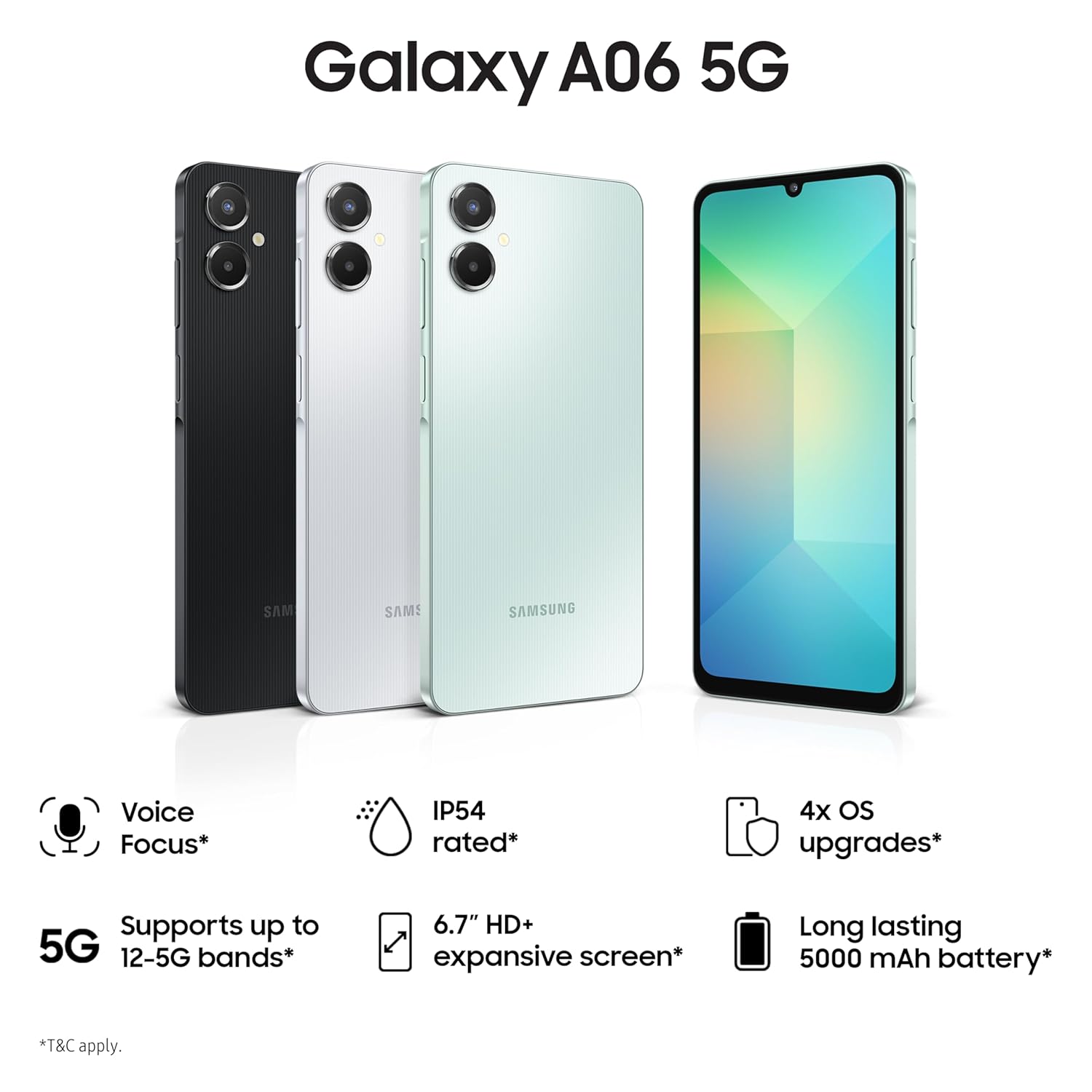 SAMSUNG GALAXY A065 4GB 64GB BLACK SM-A065F/DS thumbnail 2