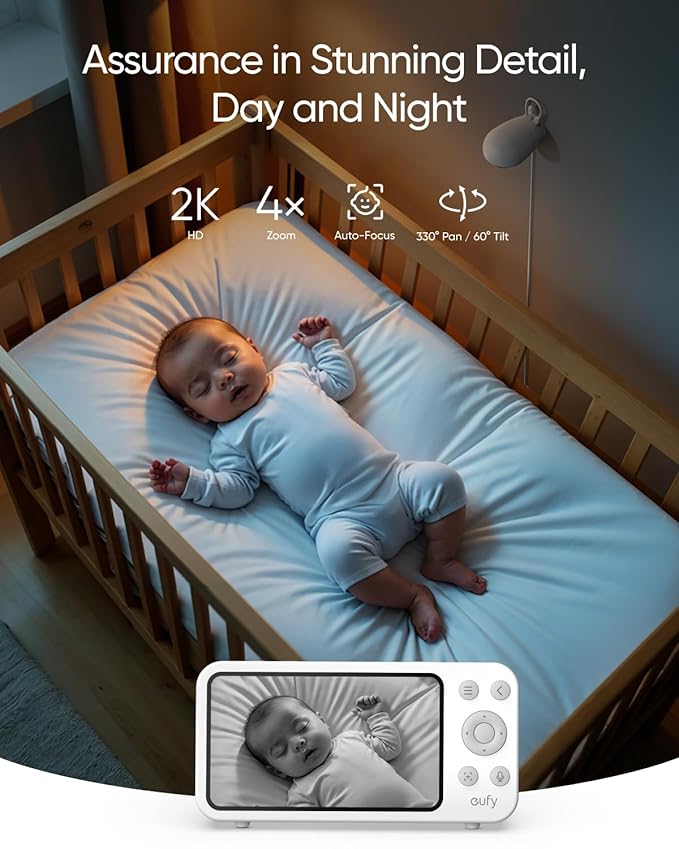 EUFY CAM E20 BABY MONITOR WHITE E8352221 thumbnail 3